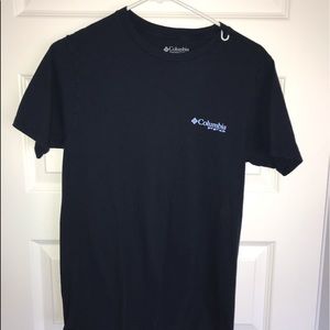 blue Columbia short sleeve shirt